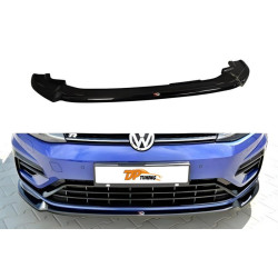 Купити Передня Lip накладка DPT V-3 (для R / R-Line HB, 2017-2019, чорний глянець) для Volkswagen Golf 7/E-Golf