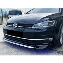 Купити Передня Lip накладка DPT V-1 (для заводського бампера, 2017-2019, Під фарбування) для Volkswagen Golf 7/E-Golf