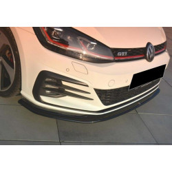 Купити Передня Lip накладка DPT V-2 (для GTI, 2017-2019, чорний глянець) для Volkswagen Golf 7/E-Golf