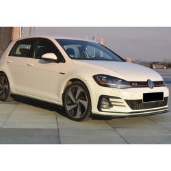 Купити Передня Lip накладка DPT V-2 (для GTI, 2017-2019, чорний глянець) для Volkswagen Golf 7/E-Golf