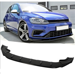 Купити Передня Lip накладка DPT V-4 (для R / R-Line HB, 2017-2019, чорний глянець) для Volkswagen Golf 7/E-Golf