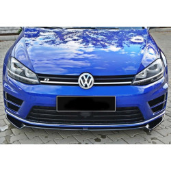 Купити Передня Lip накладка DPT V-2 (для R / R-Line HB, 2012-2017, чорний глянець) для Volkswagen Golf 7/E-Golf