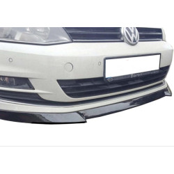 Купити Передня Lip накладка DPT V-4 (для заводського бампера, 2012-2017, чорний глянець) для Volkswagen Golf 7/E-Golf