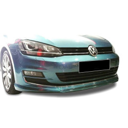 Купити Передня Lip накладка DPT V-2 (під заводський бампер, 2012-2017, чорний глянець) для Volkswagen Golf 7/E-Golf