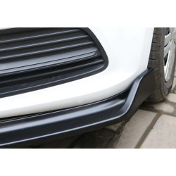 Купити Передня Lip накладка DPT V-2 (чорний глянець) для Volkswagen Polo 2010-2017 рр