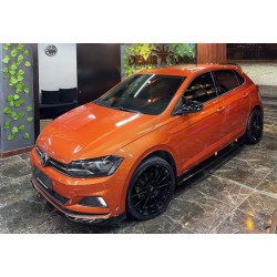 Купити Передня Lip накладка DPT V-1 (чорний глянець) для Volkswagen Polo 2017- рр