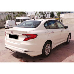 Купить Задний диффузор DPT (SD, черный глянец) для Fiat Tipo 2016- гг