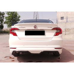 Купить Задний диффузор DPT (SD, черный глянец) для Fiat Tipo 2016- гг