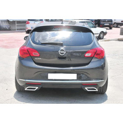 Купить Задний диффузор DPT (2012-2015, HB, черный глянец) для Opel Astra J