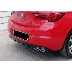 Купити Задній дифузор DPT V-1 (HB, чорний глянець) для Opel Astra K 2016-2021 рр