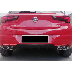 Купити Задній дифузор DPT V-1 (HB, чорний глянець) для Opel Astra K 2016-2021 рр