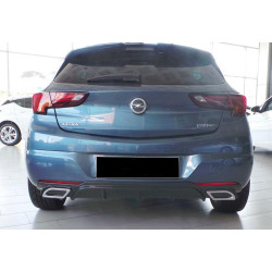 Купити Задній дифузор DPT V-2 (HB, чорний глянець) для Opel Astra K 2016-2021 рр