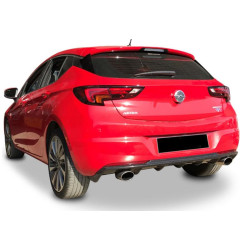 Купити Задній дифузор DPT V-3 (HB, чорний глянець) для Opel Astra K 2016-2021 рр