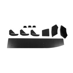 Купити Задній дифузор DPT V-1 (чорний матовий) для Renault Clio IV 2012-2019 рр