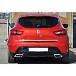 Купити Задній дифузор DPT V-2 (чорний глянець) для Renault Clio IV 2012-2019 рр