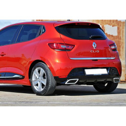 Купити Задній дифузор DPT V-2 (чорний глянець) для Renault Clio IV 2012-2019 рр