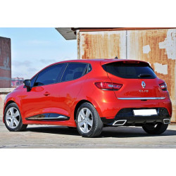 Купити Задній дифузор DPT V-2 (чорний глянець) для Renault Clio IV 2012-2019 рр