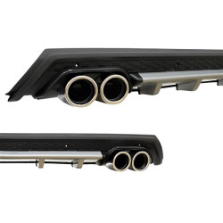 Купити Універсальний задній дифузор DPT V-12 (ABS) (сірий-2025чорний глянець)