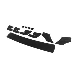 Купити Задній дифузор DPT V-2 (для GTI, 2017-2019, чорний матовий) для Volkswagen Golf 7/E-Golf