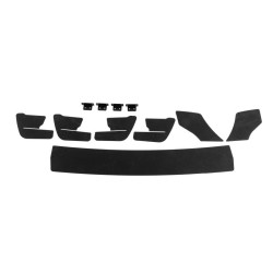 Купити Задній дифузор DPT V-2 (для GTI, 2017-2019, чорний матовий) для Volkswagen Golf 7/E-Golf