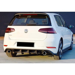 Купити Задній дифузор DPT V-2 (для GTI, 2017-2019, чорний матовий) для Volkswagen Golf 7/E-Golf