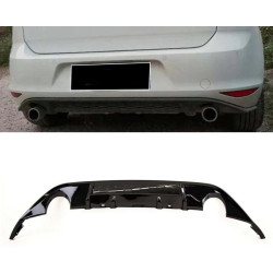 Купити Задній дифузор DPT V-3 (для GTI, 2012-2017, чорний глянець) для Volkswagen Golf 7/E-Golf