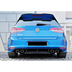 Купити Задній дифузор DPT V-4 (для R / R-Line, 2012-2019, чорний матовий) для Volkswagen Golf 7/E-Golf
