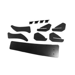 Купити Задній дифузор DPT V-4 (для R / R-Line, 2012-2019, чорний матовий) для Volkswagen Golf 7/E-Golf