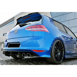 Купити Задній дифузор DPT V-4 (для R / R-Line, 2012-2019, чорний матовий) для Volkswagen Golf 7/E-Golf