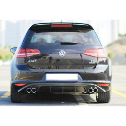Купити Задній дифузор DPT V-6 (2012-2017, чорний глянець) для Volkswagen Golf 7/E-Golf