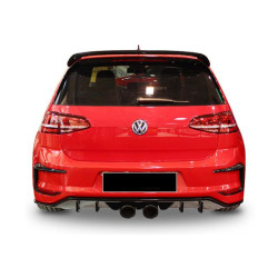 Купити Задній дифузор DPT V-7 (2012-2017, чорний глянець) для Volkswagen Golf 7/E-Golf