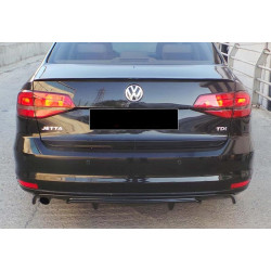 Купити Задній дифузор DPT (2014-2018, чорний глянець) для Volkswagen Jetta рр