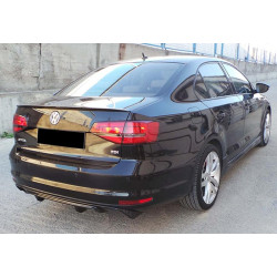 Купити Задній дифузор DPT (2014-2018, чорний глянець) для Volkswagen Jetta рр