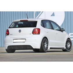 Купити Задній дифузор DPT (2010-2013, чорний глянець) для Volkswagen Polo рр