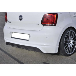 Купити Задній дифузор DPT (2010-2013, чорний глянець) для Volkswagen Polo рр
