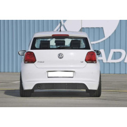 Купити Задній дифузор DPT (2010-2013, чорний глянець) для Volkswagen Polo рр