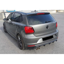 Купити Задній дифузор DPT (2014-2017, чорний глянець) для Volkswagen Polo рр