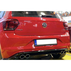 Купити Задній дифузор DPT V-1(чорний глянець) для Volkswagen Polo 2017- рр