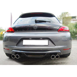 Купити Задній дифузор DPT V-1 (2008-2013, чорний глянець) для Volkswagen Scirocco