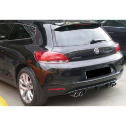 Купити Задній дифузор DPT V-2 (2008-2013, чорний глянець) для Volkswagen Scirocco