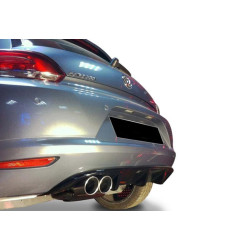 Купити Задній дифузор DPT V-3 (2008-2013, чорний глянець) для Volkswagen Scirocco