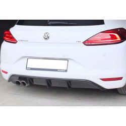 Купити Задній дифузор DPT V-5 (2014-2017, чорний глянець) для Volkswagen Scirocco