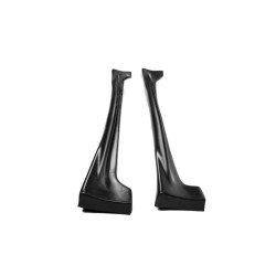 Купити Бокові пороги DPT V-1 (HB, Під фарбування) для Ford Fiesta 2008-2017 рр