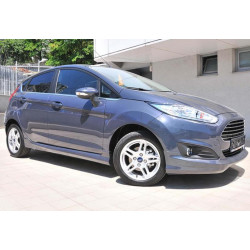 Купити Бокові пороги DPT V-3 (HB, чорний глянець) для Ford Fiesta 2008-2017 рр