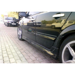 Купити Бокові пороги DPT (2004-2009, Під фарбування) для Opel Astra H рр