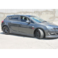 Купить Боковые пороги DPT V-3 (под покраску) для Opel Astra J 2009-2015 гг