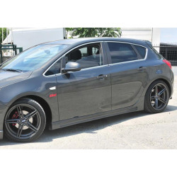 Купить Боковые пороги DPT V-3 (под покраску) для Opel Astra J 2009-2015 гг