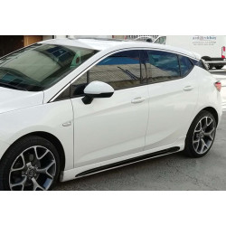 Купити Бокові пороги DPT V-2 (Під фарбування) для Opel Astra K 2016-2021 рр