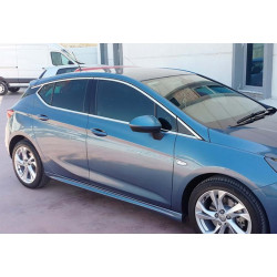 Купити Бокові пороги DPT V-3 (Під фарбування) для Opel Astra K 2016-2021 рр