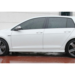 Купити Бокові пороги DPT V-6 (чорний глянець) для Volkswagen Golf 7/E-Golf